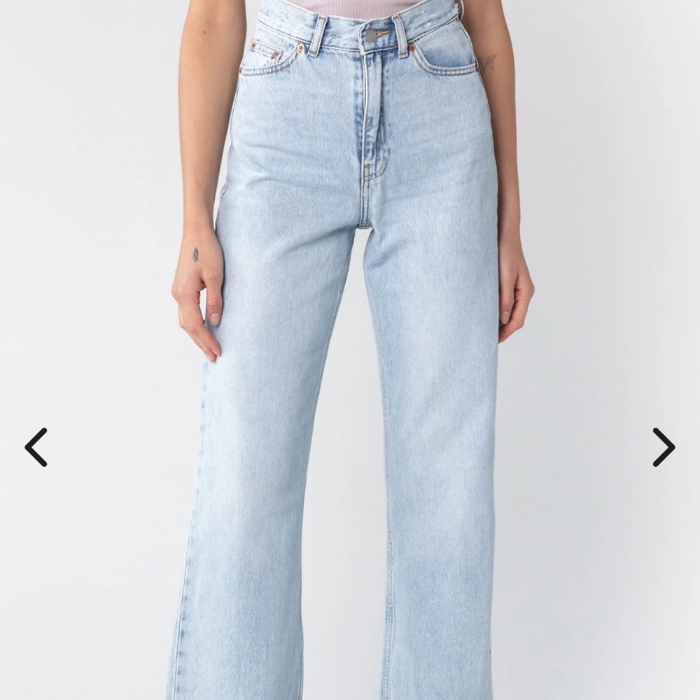 Dr. Denim echo wide leg in light wash